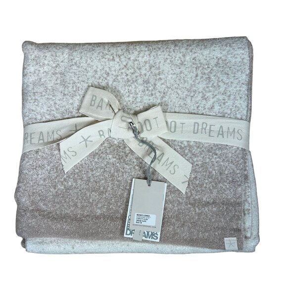 Barefoot Dreams Cozychic Lite Confetti Scarf OS in Cream Taupe New With Tags! - Picture 1 of 2